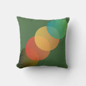 秋のグローの幾何学的 クッション (正面)