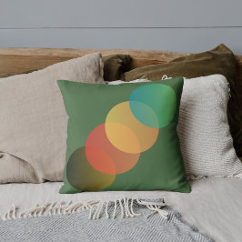 秋のグローの幾何学的 クッション