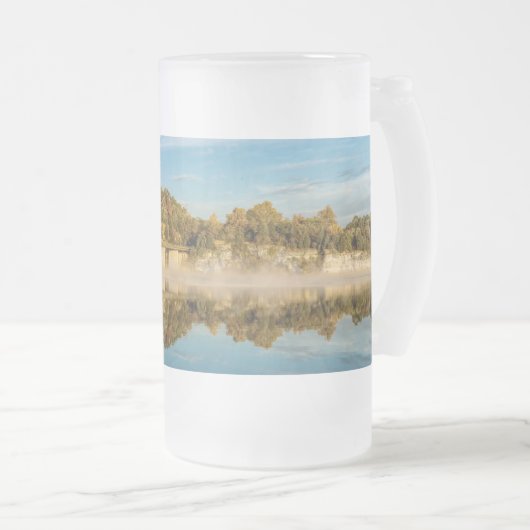 秋のグローレイクスプリングフィールド霜のガラスのビールMu フロストグラスビールジョッキ (正面右)