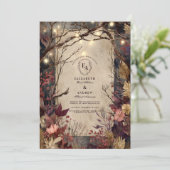 秋のグロー素朴とブルゴーニュ開花 招待状 (スタンド正面)