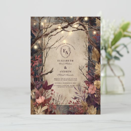 秋のグロー素朴とブルゴーニュ開花 招待状 (スタンド正面)