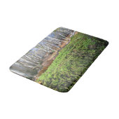 秋のコケの木の眠りパーソナライズされた- バスマット (アングル)