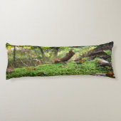 秋のコケの木の眠りパーソナライズされた- ボディピロー (裏面)