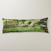 秋のコケの木の眠りパーソナライズされた- ボディピロー