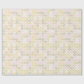 秋のココの手描きカラフルかぼちゃ模様 ラッピングペーパー (フラット)