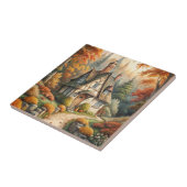 秋のコテージ秋 タイル (側面)