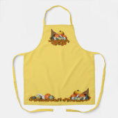 秋のコルヌコピア感謝祭 エプロン (正面)