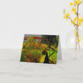 秋のコレクションのメッセージカード カード (黄色い花)