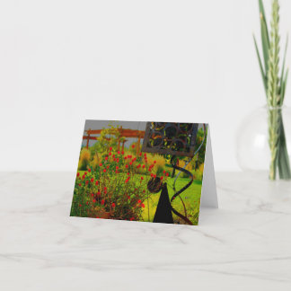 秋のコレクションのメッセージカード カード