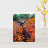 秋のコレクションのメッセージカード カード (黄色い花)