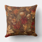 秋のコレクション – 美しいの秋-装飾用クッション クッション (裏面)