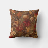 秋のコレクション – 美しいの秋-装飾用クッション クッション (裏面)