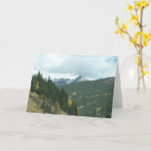 秋のコロラド州 カード (黄色い花)