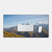 秋のコーカサス山脈 デスクマット (キーボード&マウス)