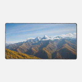 秋のコーカサス山脈 デスクマット