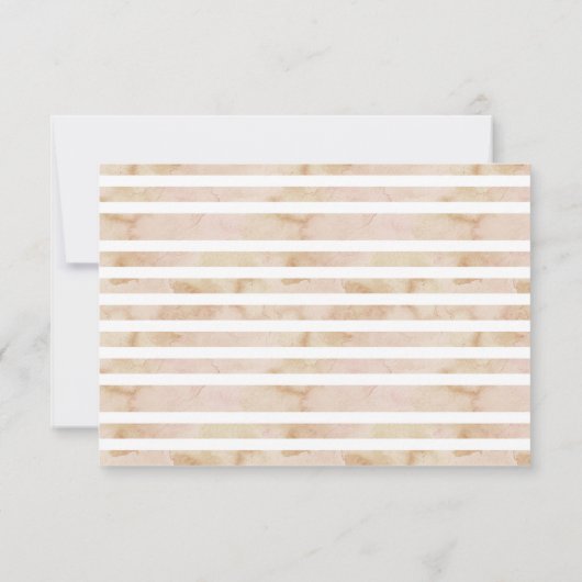 秋のコーヒー赤ちゃんシャワー | ベビー 招待状 (裏面)