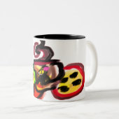 秋のコーヒー ツートーンマグカップ (正面右)