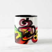 秋のコーヒー ツートーンマグカップ (中央)