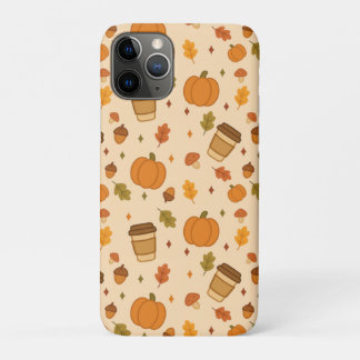 秋のコーヒー iPhone 11 PROケース
