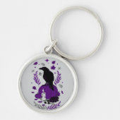 秋のゴシック様式のキーチェーンの渡り キーホルダー (正面)