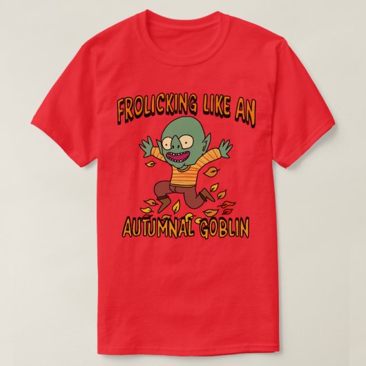 秋のゴブリン Tシャツ (デザイン正面)