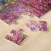 秋のゴルフコース写真 ジグソーパズル (側面)