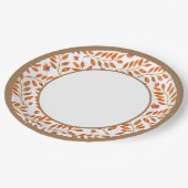 秋のゴールデン離れ植物学 ペーパープレート (アングル)