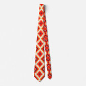 秋のサイケデリック夕日 ネクタイ (正面)