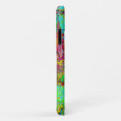 秋のサイケデリック金ゴールドとアクアガーデンランドスケープ Case-Mate iPhoneケース (裏面/右)