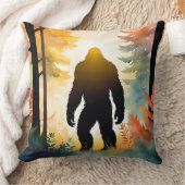 秋のサスカッチカラフル風景 クッション (ブランケット)