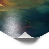 秋のサスカッチカラフル風景 フォトプリント            (角)