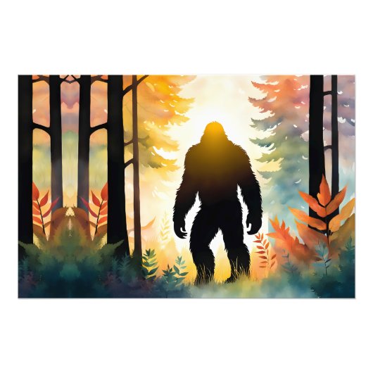 秋のサスカッチカラフル風景 フォトプリント            (正面)