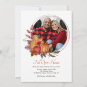 秋のサークルフォトオープン ハウス 招待状 (正面)