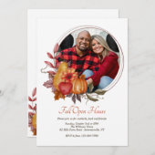 秋のサークルフォトオープン ハウス 招待状 (正面/裏面)