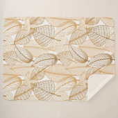 秋のシェルパ毛布 シェルパブランケット (正面(横))