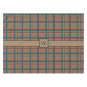 秋のシックな格子模様のテーブルクロス テーブルクロス (正面(横))