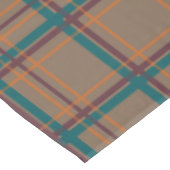 秋のシックな格子模様のテーブルクロス テーブルクロス (アングル)