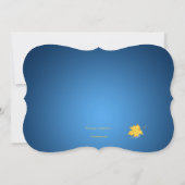 秋のシャワーの招待状 招待状 (裏面)