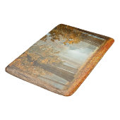 秋のシャワーカーテンに栗の木道 バスマット (アングル)