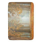 秋のシャワーカーテンに栗の木道 バスマット (正面縦)