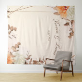 秋のシンフォニー ウェディング フォト ブックバック タペストリー (インサイチュ(横))