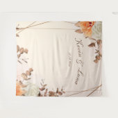 秋のシンフォニー ウェディング フォト 背景 タペストリー (正面(横))