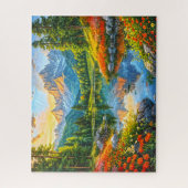 秋のシンフォニー。フローラ調和自然。 ジグソーパズル (縦)