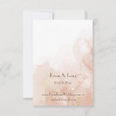 秋のシンフォニ結婚ーの願い井戸カード サンキューカード (裏面)