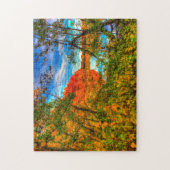 秋のシーンWisconsin。 ジグソーパズル (縦)
