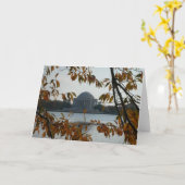 秋のジェファーソンの記念物 カード (黄色い花)