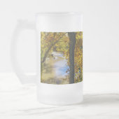 秋のジェームズリバーベンドフロストグラスビアマグカップ フロストグラスビールジョッキ (左)