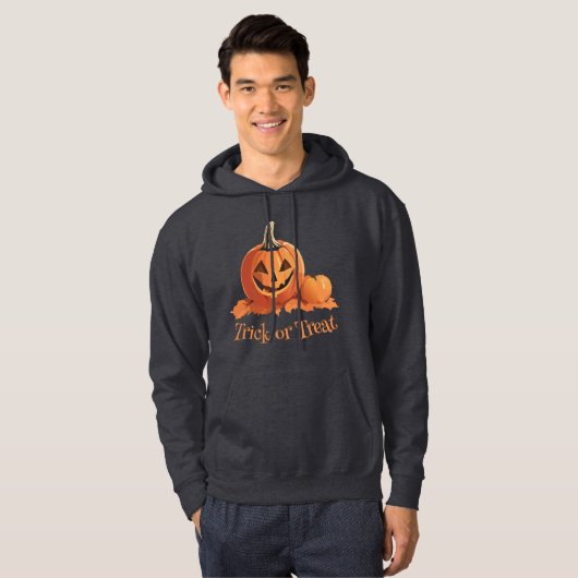 秋のジャックオランタンハロウィーン パーカ (正面フル)