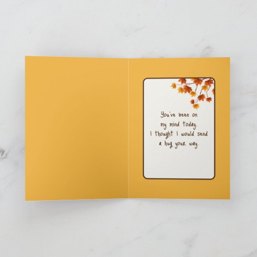 秋のスイング カード (内部)