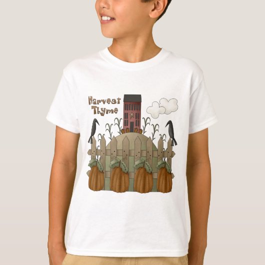 秋のスウェットシャツ「ハーベストタイム」 Tシャツ (正面)